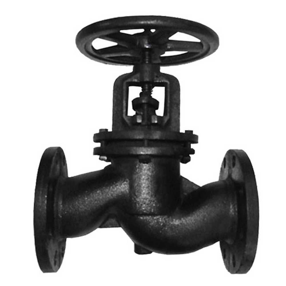 Клапан (вентиль) запорный чугунный 15кч19п Ду 40 Ру 16